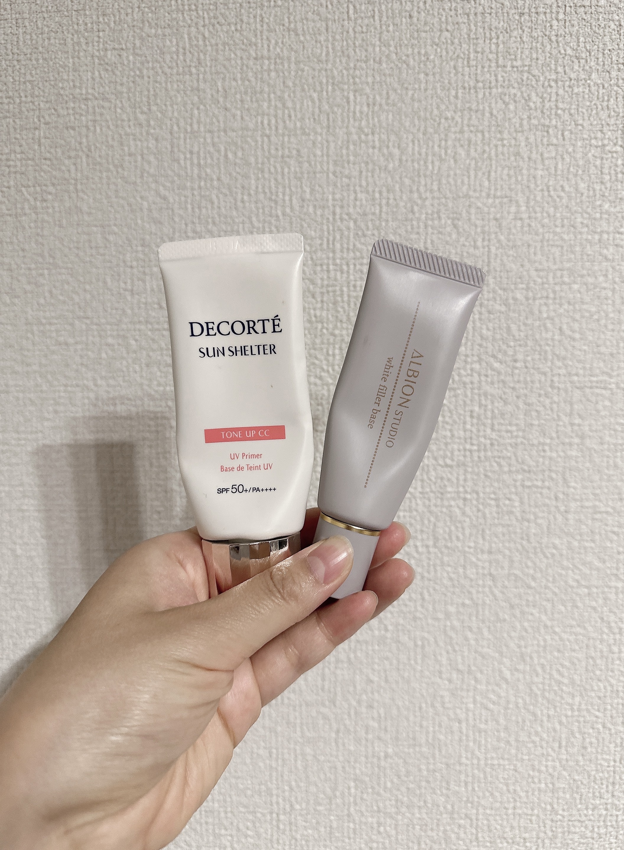 サンシェルター　マルチ プロテクション　トーンアップＣＣ/DECORTÉ/化粧下地を使ったクチコミ（1枚目）