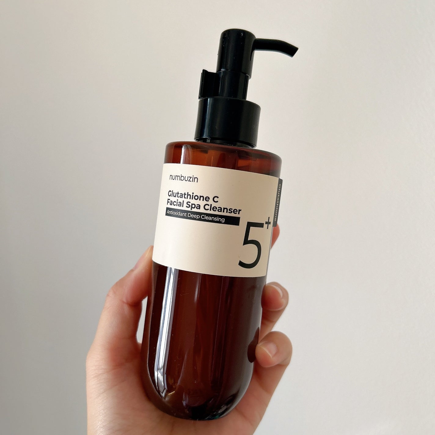 5番 白玉グルタチオンCアロママッサージクレンジング/numbuzin/オイルクレンジングを使ったクチコミ(1枚目)