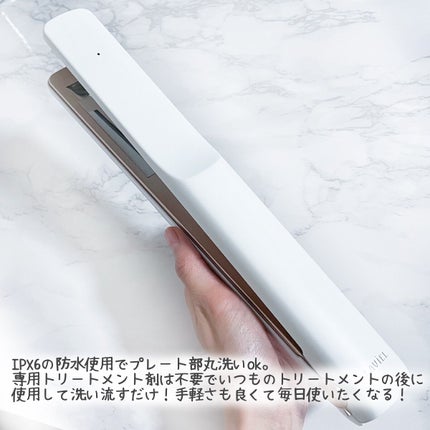 LAVIEL 超音波トリートメントヘアアイロンのクチコミ「LAVIEL plus
超音波トリートメントヘアアイロン
1秒間に約100万回の超音波振動と.....」(3枚目)