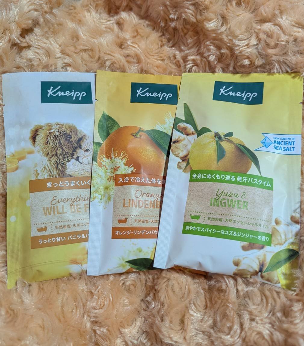 クナイプ バスソルト ユズ＆ジンジャーの香り/クナイプ/無機塩系入浴剤を使ったクチコミ（1枚目）
