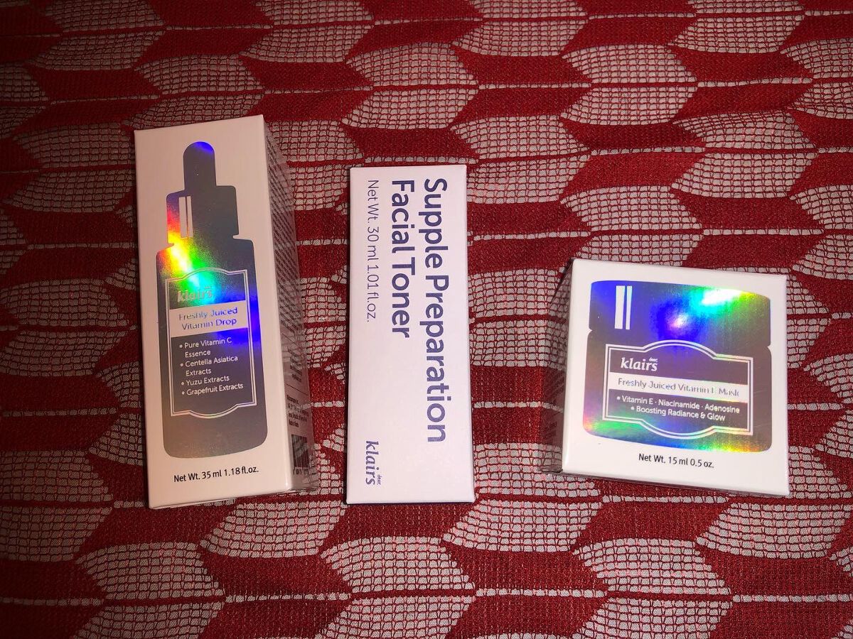 ビタミンチャージパッケージ/Klairs/スキンケアキットを使ったクチコミ(2枚目)