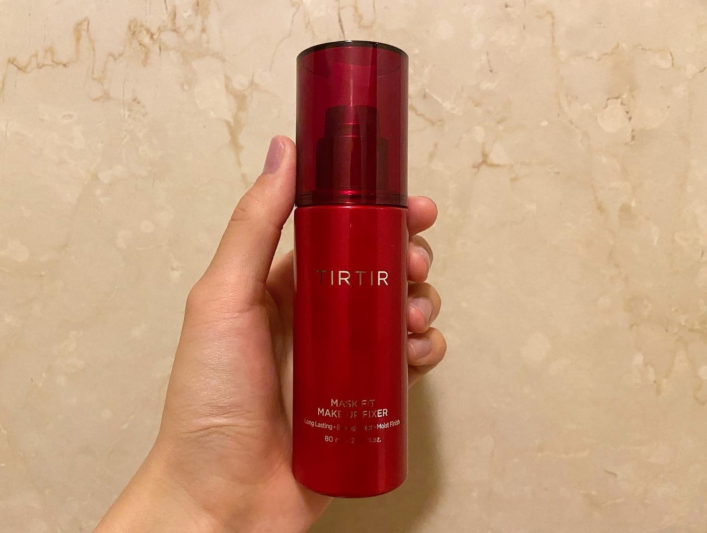 マスクフィット メイクアップフィクサー/TIRTIR(ティルティル)/フィックスミストを使ったクチコミ(1枚目)