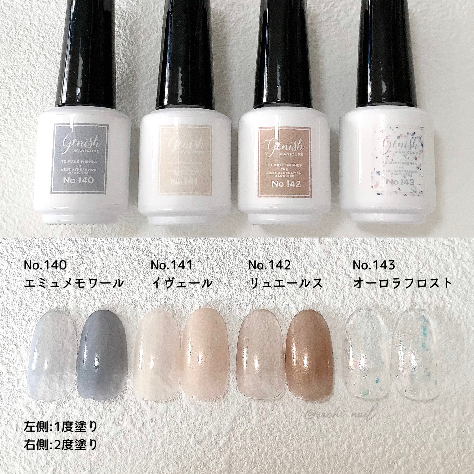 ジーニッシュ/ジーニッシュマニキュア/マニキュアを使ったクチコミ（2枚目）