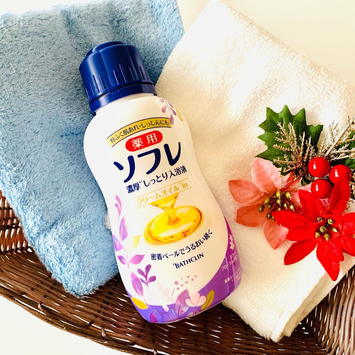 濃厚しっとり入浴液 ホワイトフローラルの香り/薬用ソフレ/保湿系入浴剤を使ったクチコミ(1枚目)