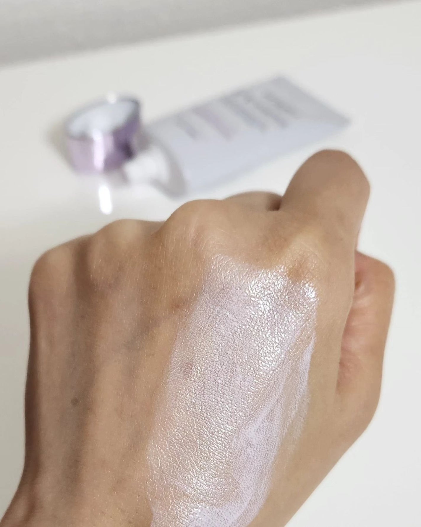 ダルバ ウォータフル トーンアップ サンクリーム(パープル)/ダルバ/日焼け止めクリームを使ったクチコミ(7枚目)