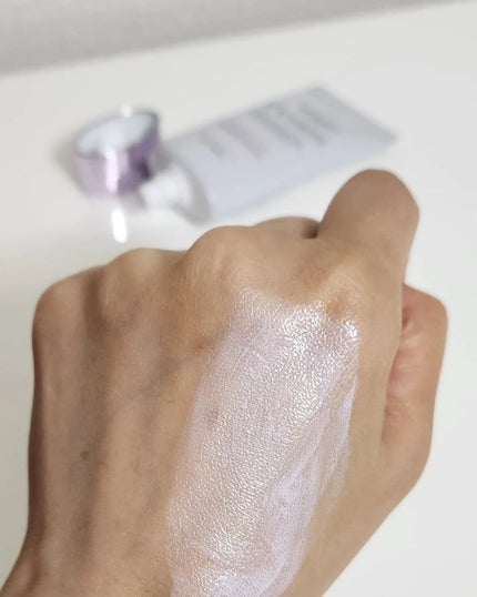 ダルバ ウォータフル トーンアップ サンクリーム(パープル)/ダルバ/日焼け止めクリームを使ったクチコミ(7枚目)