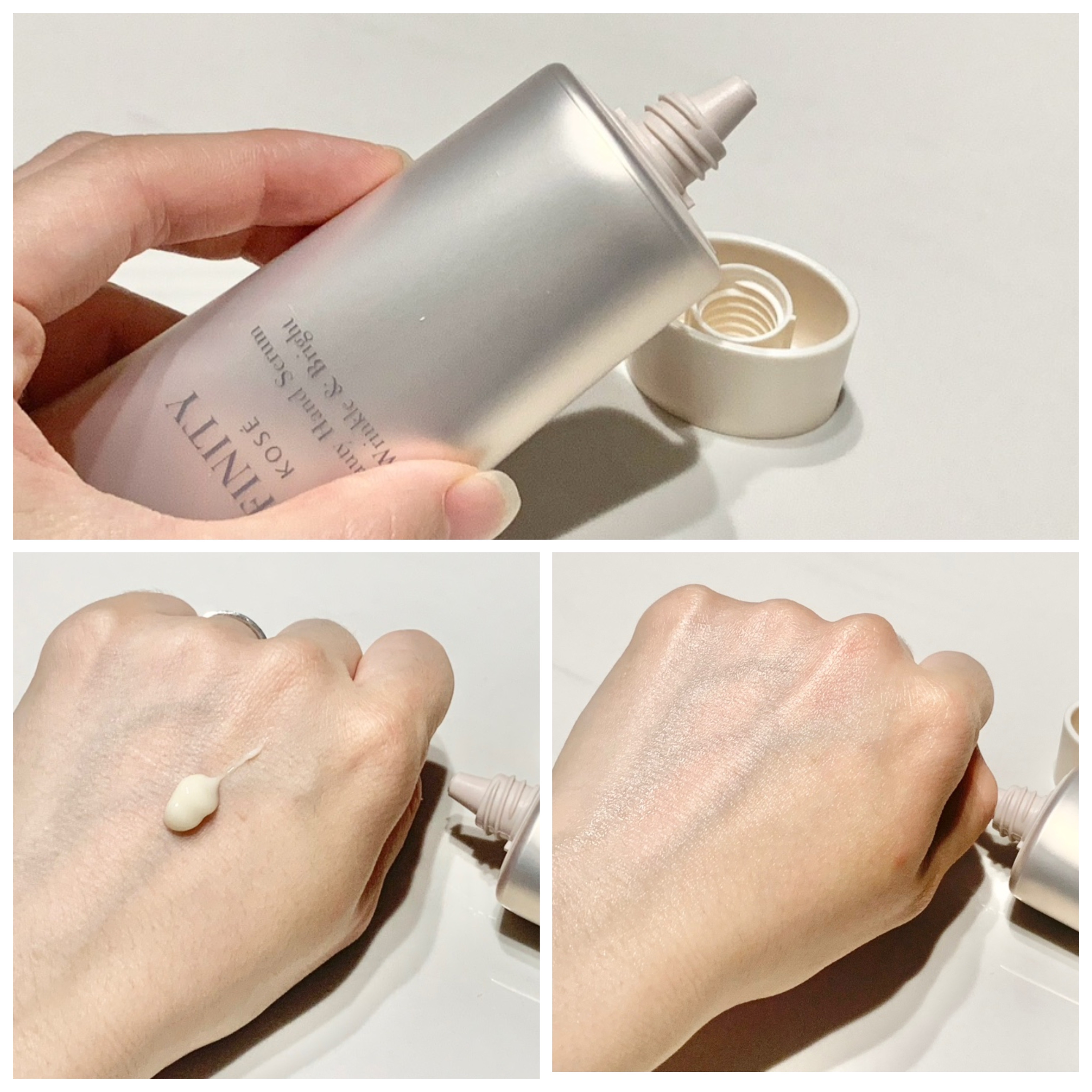 インフィニティ　ビューティーハンドセラム リンクル＆ブライト [医薬部外品]/インフィニティ/ハンドクリームを使ったクチコミ（2枚目）