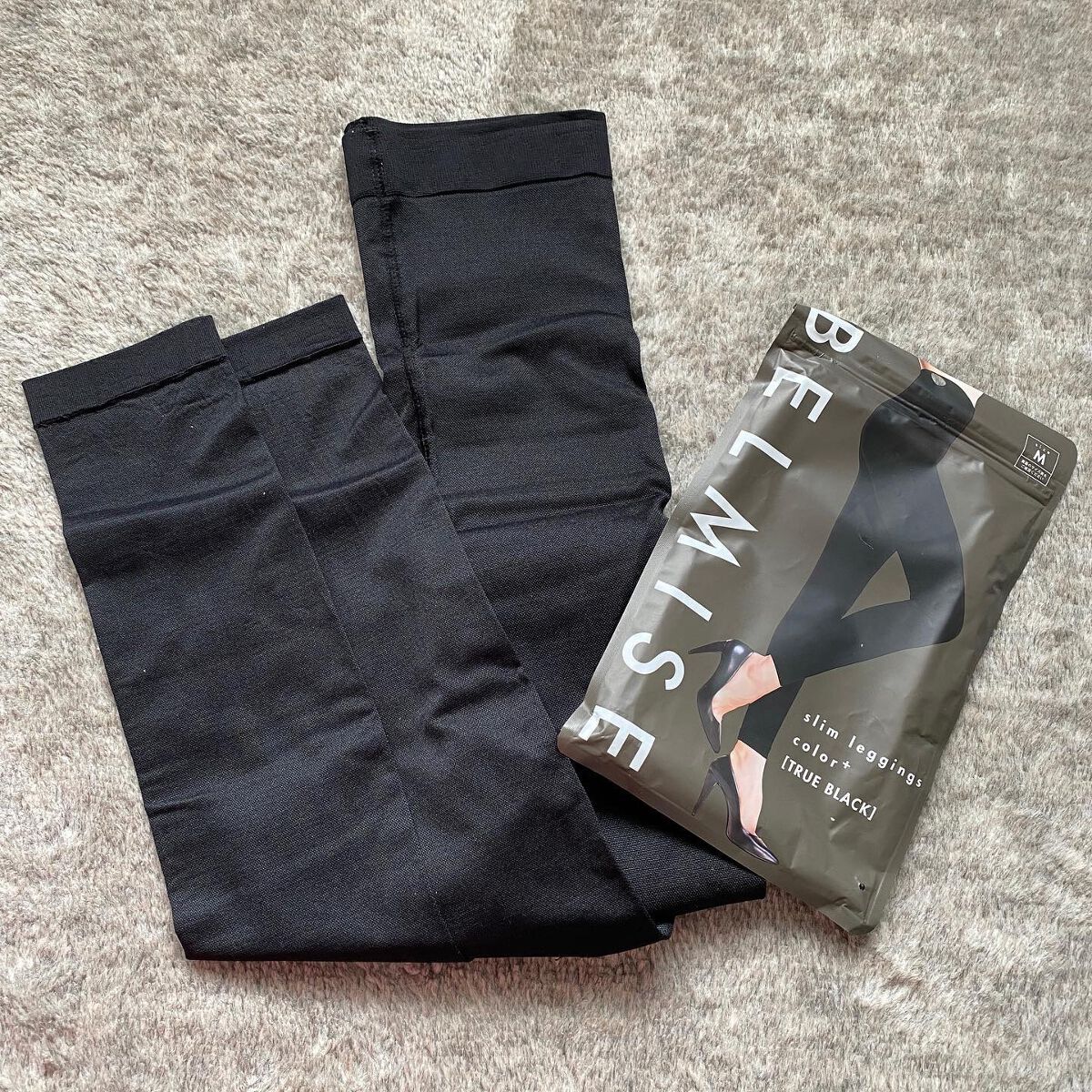 スリムレギンス color+/BELMISE/着圧ソックス・レギンスを使ったクチコミ(2枚目)