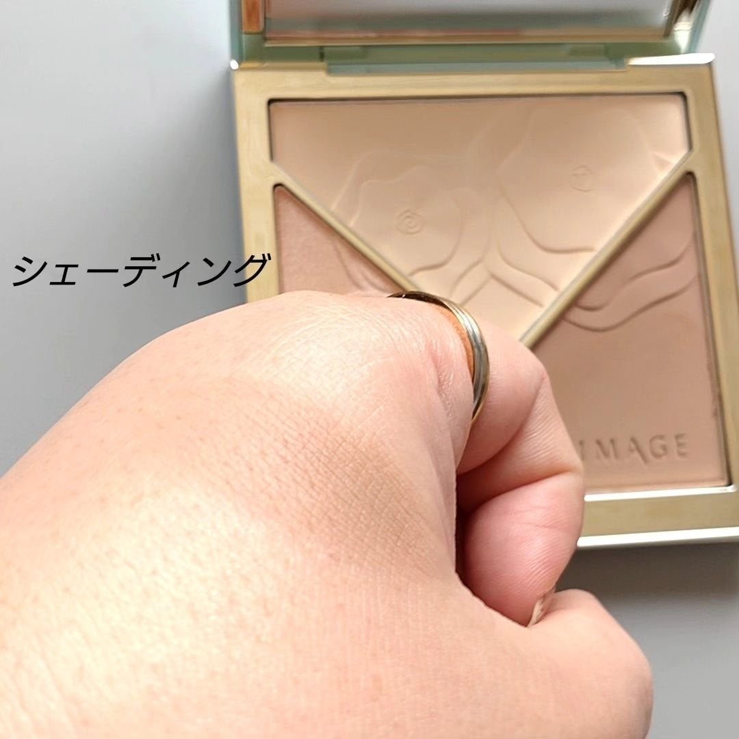 ハイライトシェーディングパレット/TIMAGE/パウダーハイライトを使ったクチコミ(5枚目)