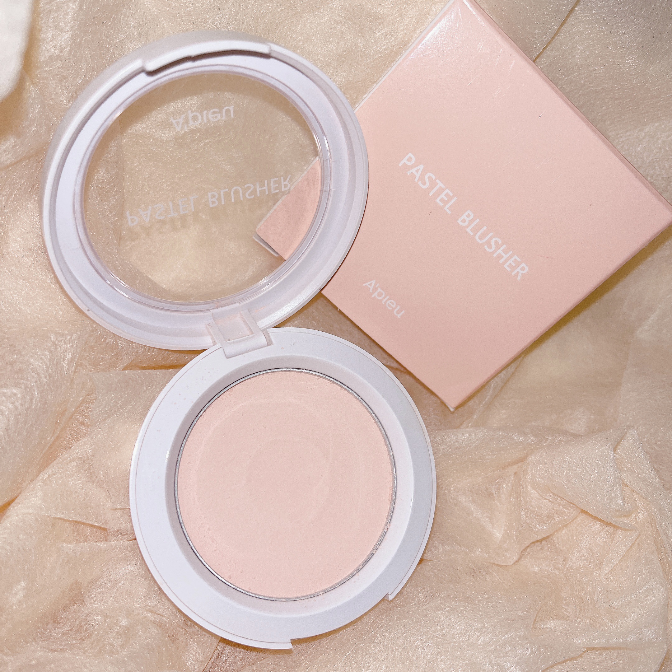 ジューシー パン ウォーター ブラッシャー PK04 GRAPEFRUIT/A’pieu/リキッドチークを使ったクチコミ（3枚目）