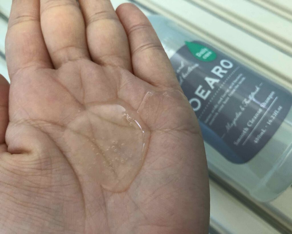 スムースクレンズシャンプー／スムーススリークトリートメント シャンプー/JOEARO/市販シャンプーを使ったクチコミ（3枚目）