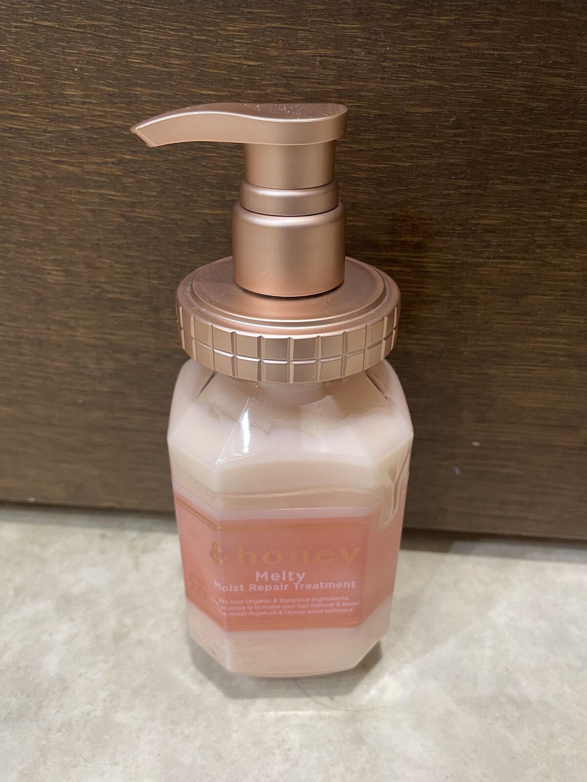 &honey Melty モイストリペア シャンプー1.0／モイストリペア ヘアトリートメント2.0 ヘアトリートメント本体445g/&honey/市販シャンプーを使ったクチコミ（1枚目）