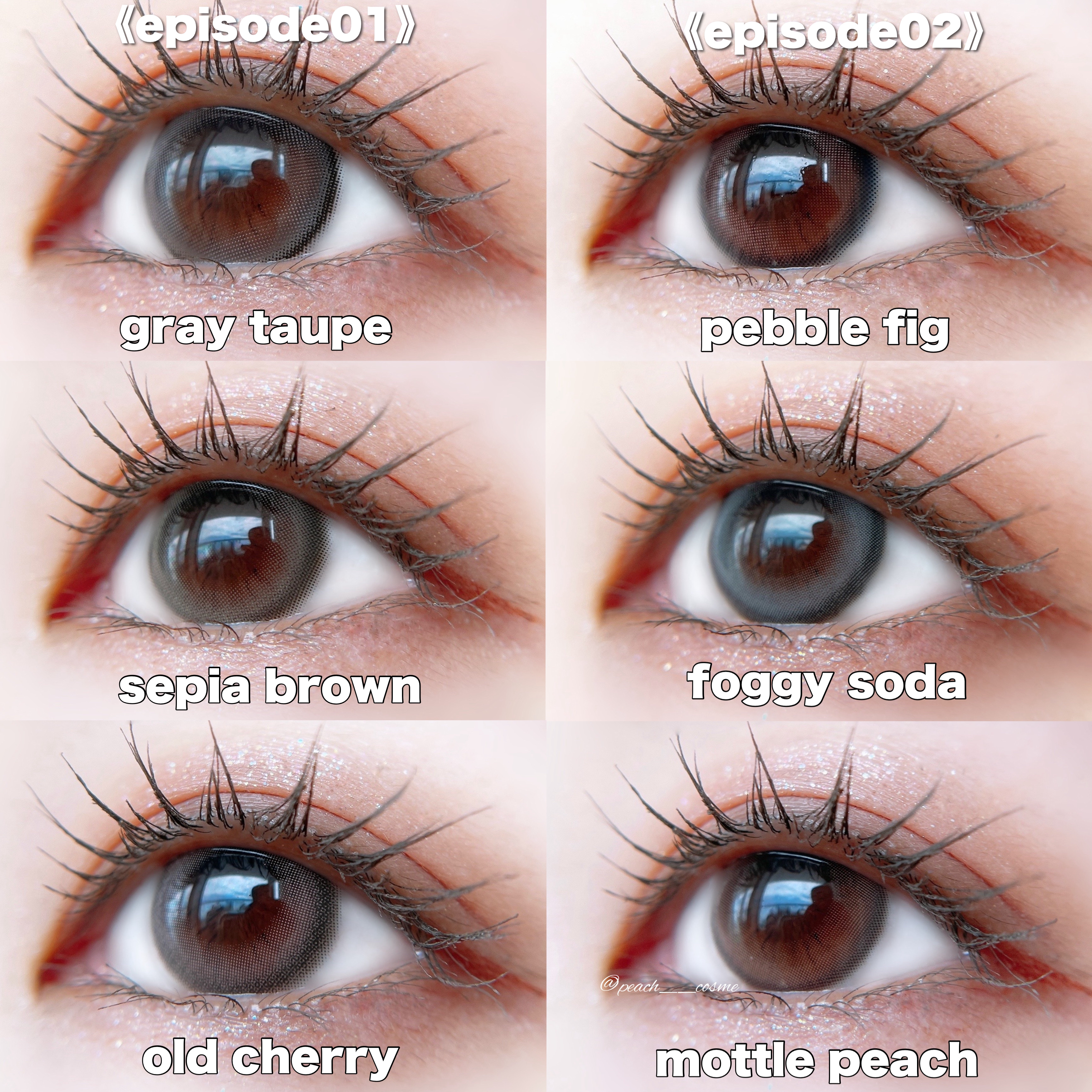 rom’u（ロミュ） 1day　episode01 sepia brown（セピアブラウン）/rom'u/ワンデー（１DAY）カラコンを使ったクチコミ（2枚目）