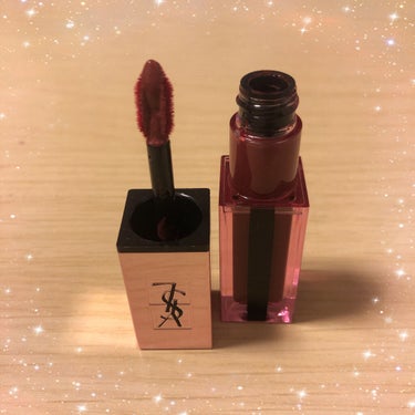 ルージュ ピュールクチュール ヴェルニ ウォーターグロウ No.205 シークレッドローズウッド/YVES SAINT LAURENT BEAUTE/口紅を使ったクチコミ（2枚目）