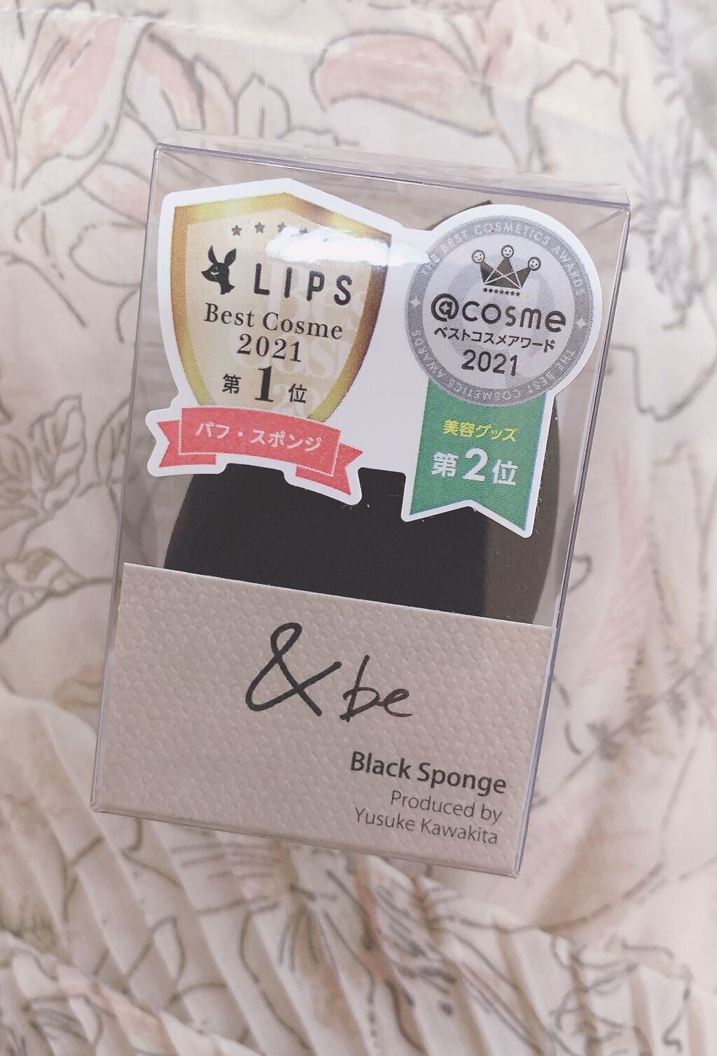 &be ブラックスポンジ/＆be/パフ・スポンジを使ったクチコミ（1枚目）