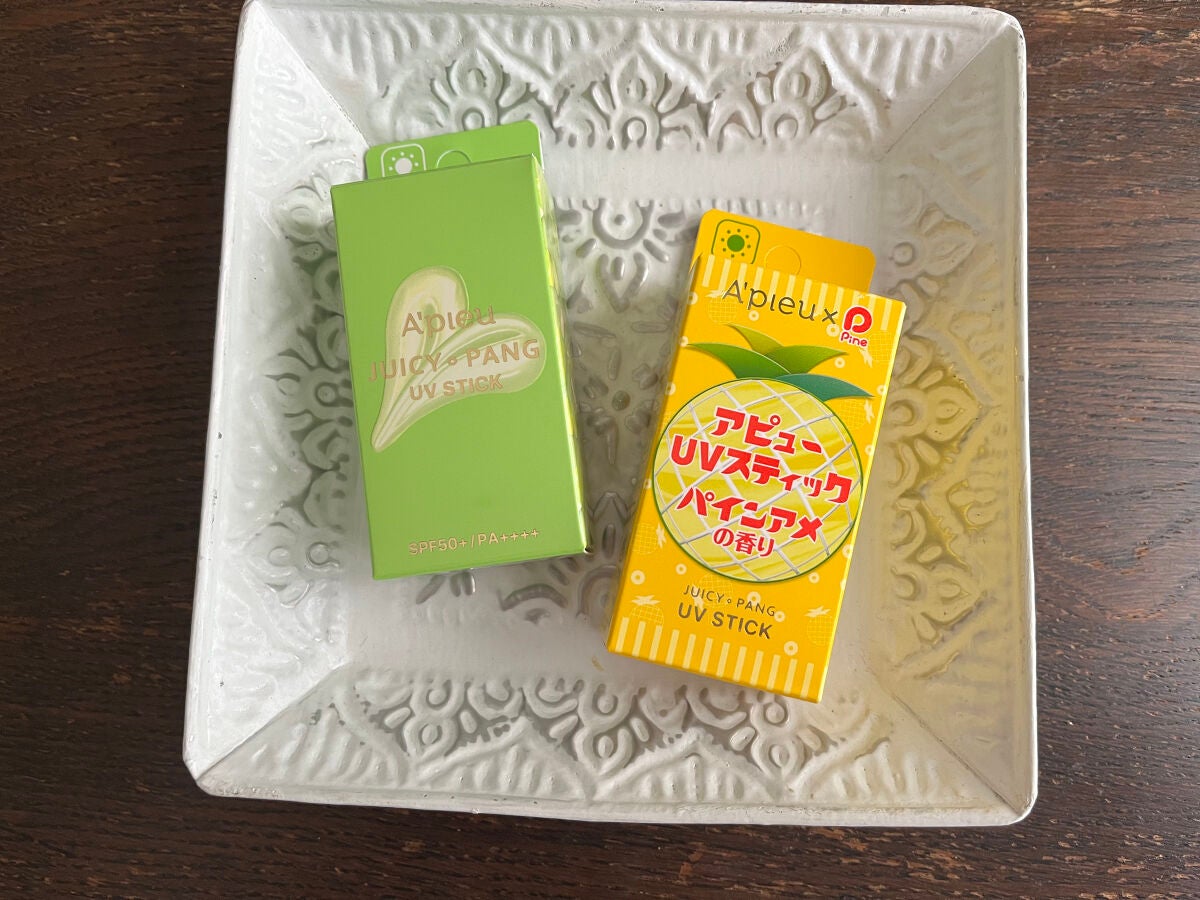 アピュー ジューシーパン UVスティック/A’pieu/日焼け止め・UVケアを使ったクチコミ(4枚目)