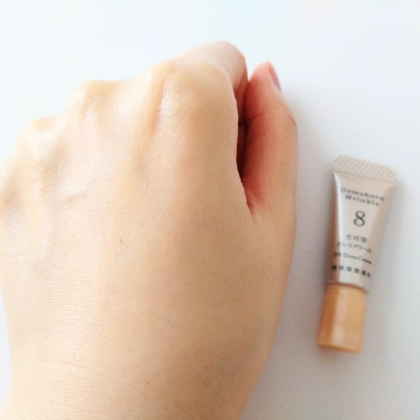 光対策 ドレスクリーム/ドモホルンリンクル/化粧下地を使ったクチコミ(3枚目)