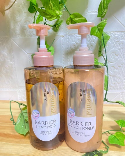 ザビューティ 髪のキメ美容素髪を守る バリアシャンプー/コンディショナー/エッセンシャル/シャンプー・コンディショナーを使ったクチコミ(2枚目)