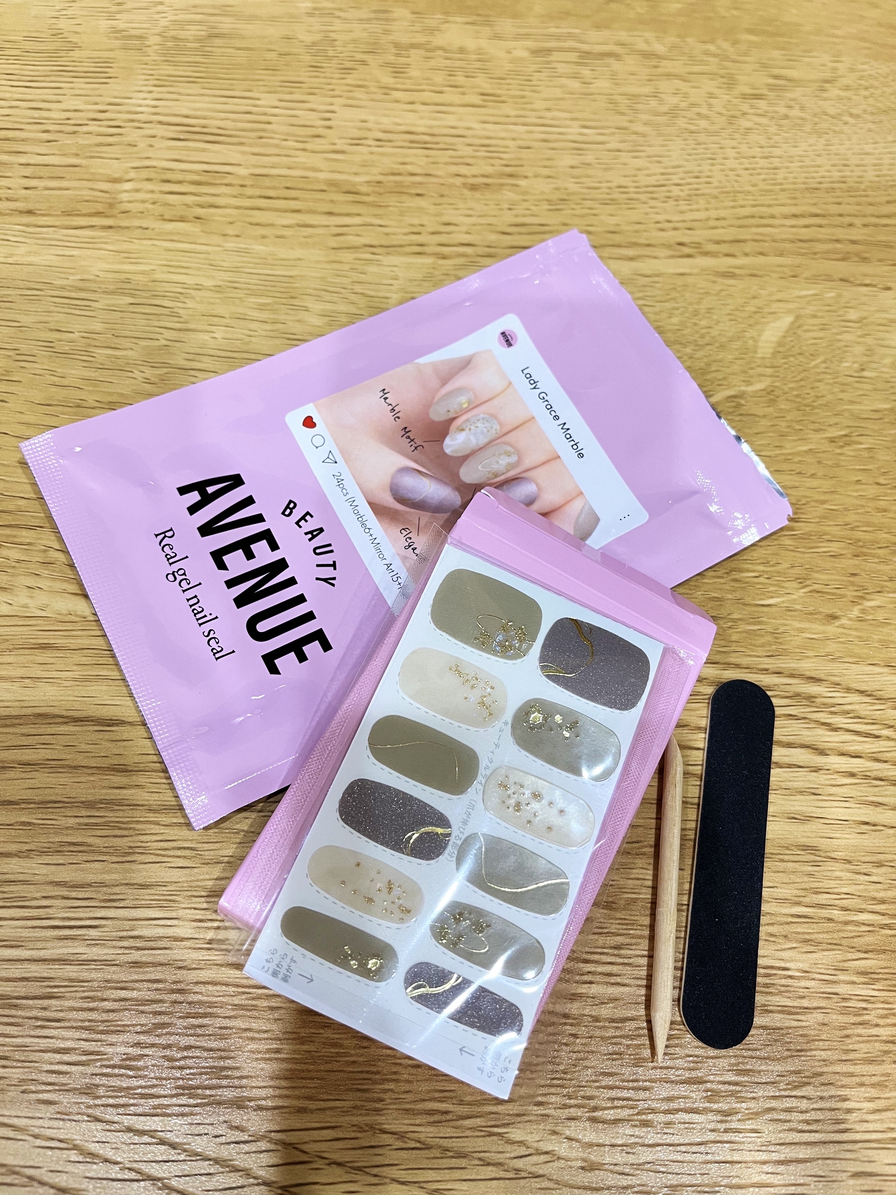 リアルジェルネイルシール/BEAUTY AVENUE/ネイルシールを使ったクチコミ（3枚目）