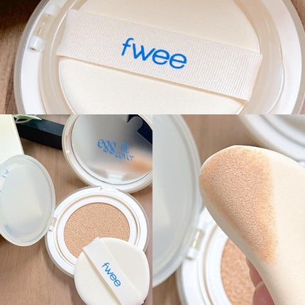 フィー クッションエッグフィットカバー/fwee/クッションファンデーションを使ったクチコミ(2枚目)