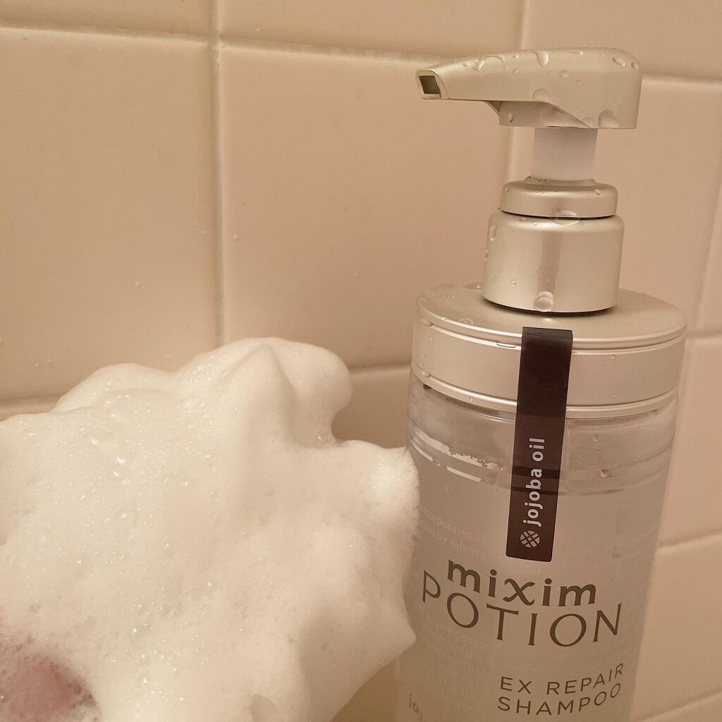 リペアシャンプー/ヘアトリートメント/mixim POTION/シャンプー・コンディショナーを使ったクチコミ（3枚目）
