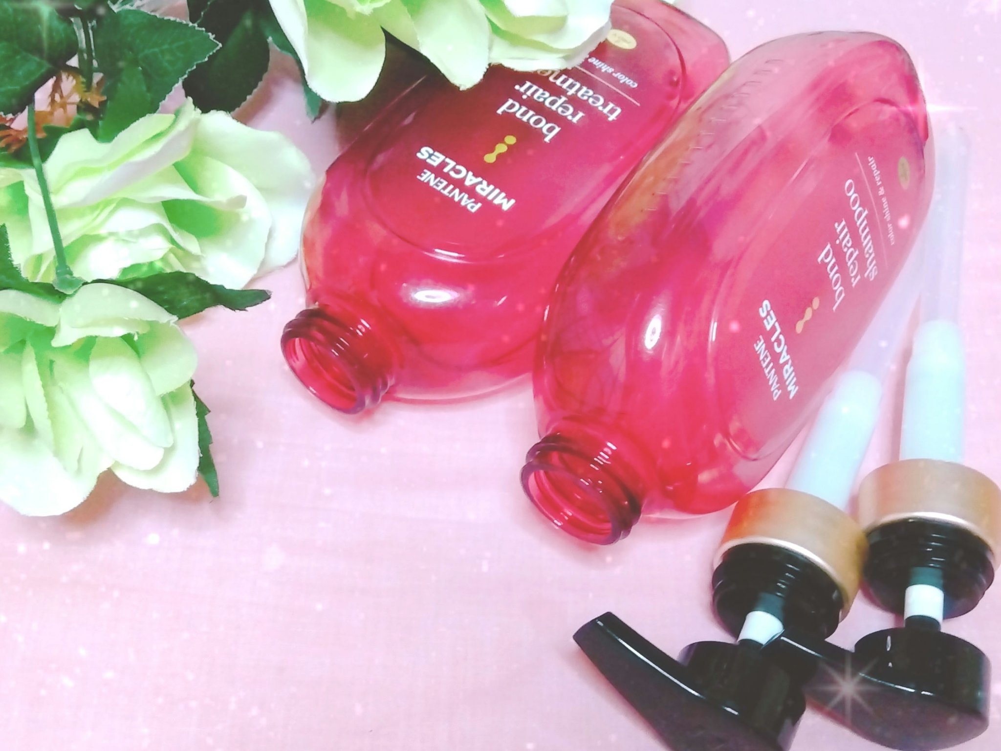 ボンド リペア (カラーシャイン & リペア) シャンプー ＆ トリートメント/パンテーン/市販シャンプーを使ったクチコミ（1枚目）