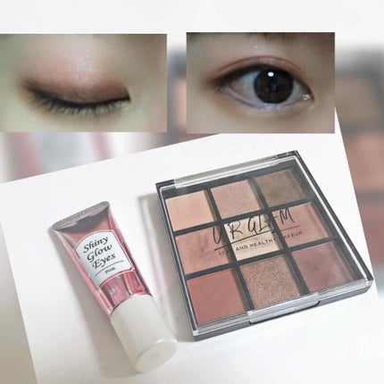 UR GLAM BLOOMING EYE COLOR PALETTE/U R GLAM/アイシャドウパレットを使ったクチコミ(1枚目)