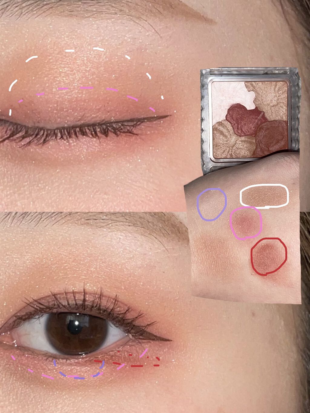 グロウフルールチークス/キャンメイク/パウダーチークを使ったクチコミ（3枚目）