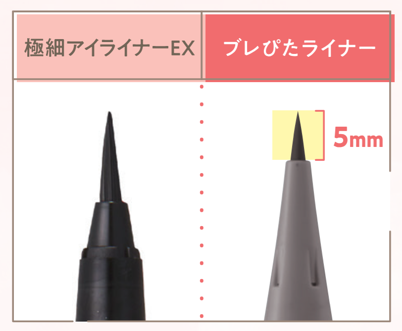 セザンヌからブレずに描ける「ブレぴたライナー」&極細ブラシの耐久カールマスカラ「耐久カールスリムマスカラ」が登場!の画像