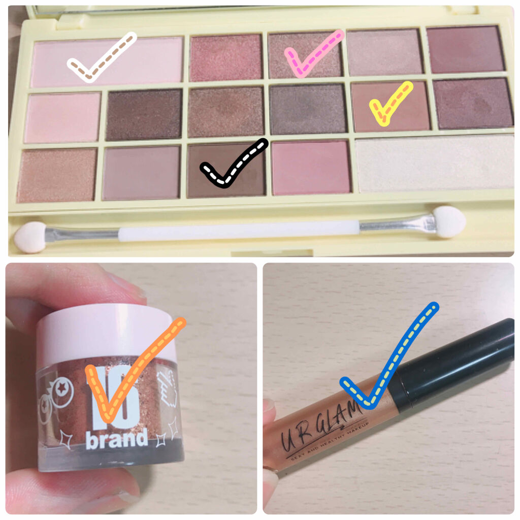 16CANDY ROCK PEAEL POWDER/16BRAND/単色アイシャドウを使ったクチコミ（2枚目）