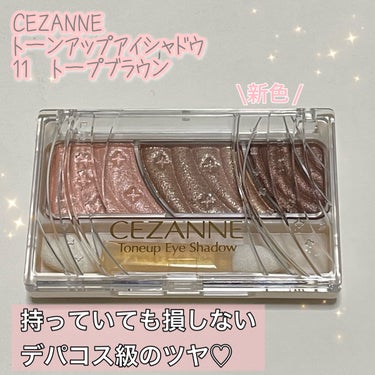 トーンアップアイシャドウ/CEZANNE/アイシャドウパレットを使ったクチコミ（1枚目）