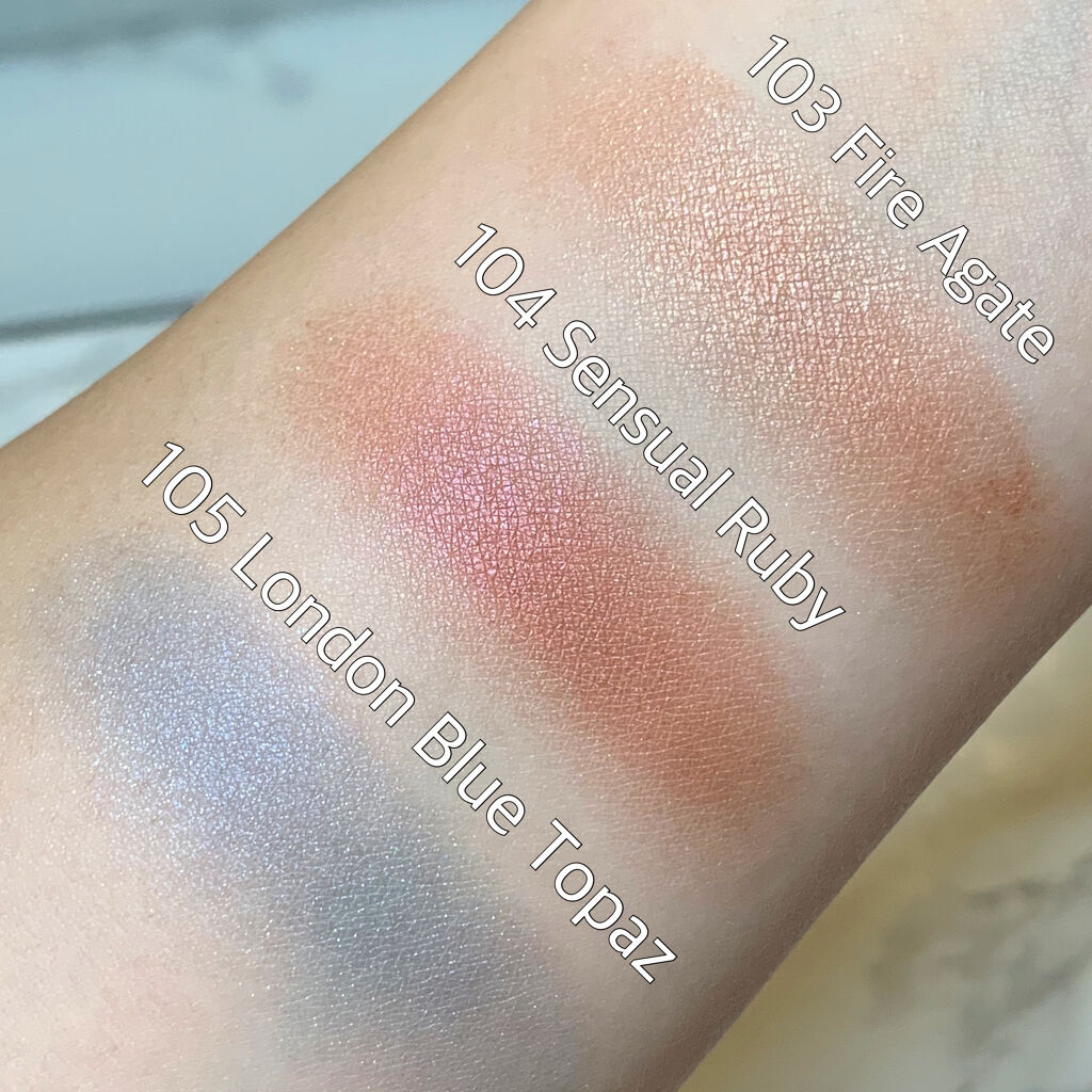 ザ アイシャドウ アンポリッシュ ジェム 104 Sensual Ruby/ADDICTION/単色アイシャドウを使ったクチコミ（3枚目）