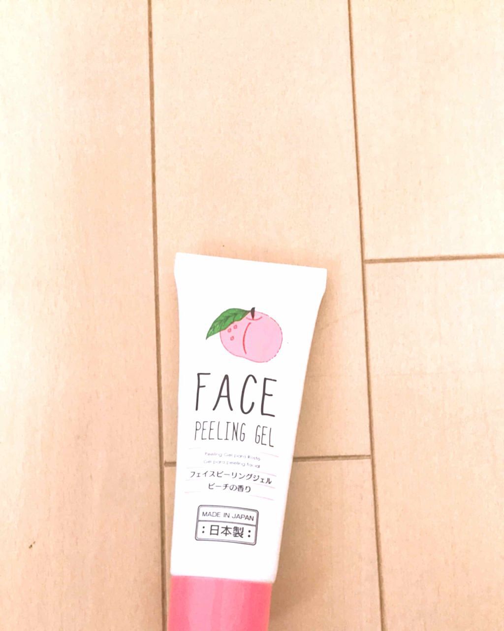 フェイスピーリングジェル ピーチの香り/DAISO/ピーリングを使ったクチコミ(2枚目)