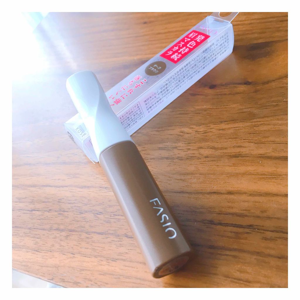 カラーラスティング アイブロウ マスカラ/FASIO/眉マスカラを使ったクチコミ(1枚目)