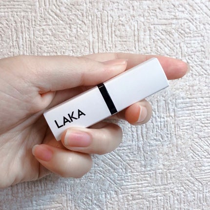 ウォータリーシアー リップスティック/Laka/口紅を使ったクチコミ(2枚目)