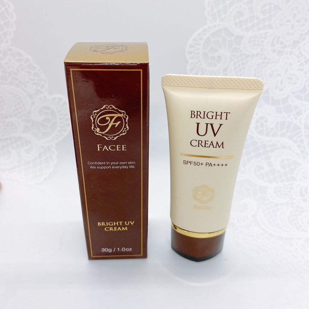 ブライトUVクリーム/Facee/日焼け止めクリームを使ったクチコミ(1枚目)