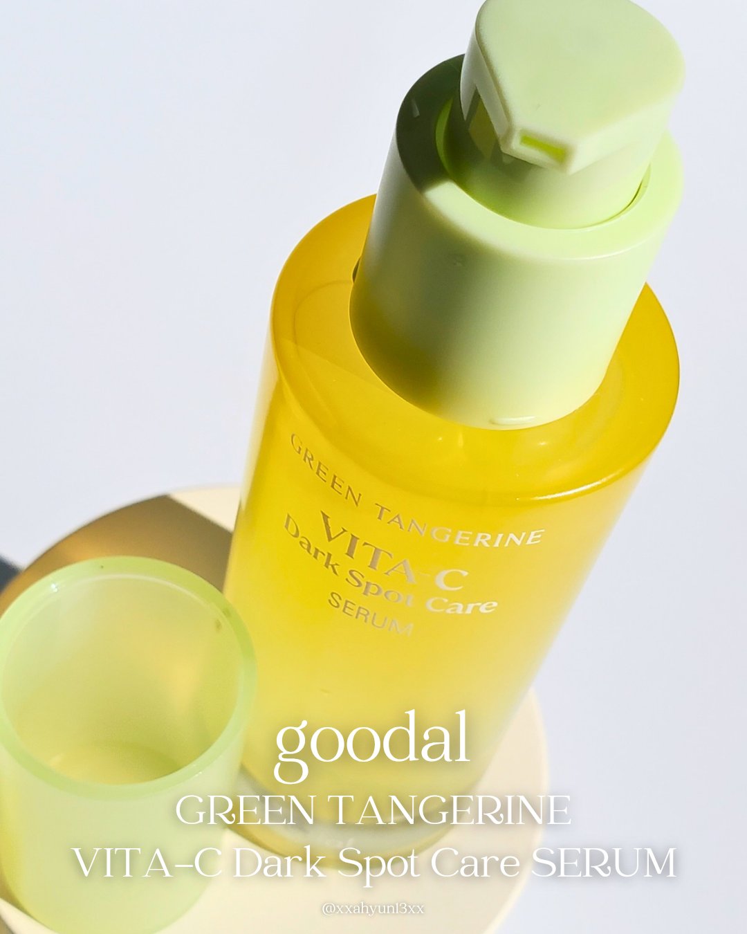 グリーンタンジェリン ビタC ダークスポットケアセラム/goodal/美容液を使ったクチコミ（3枚目）