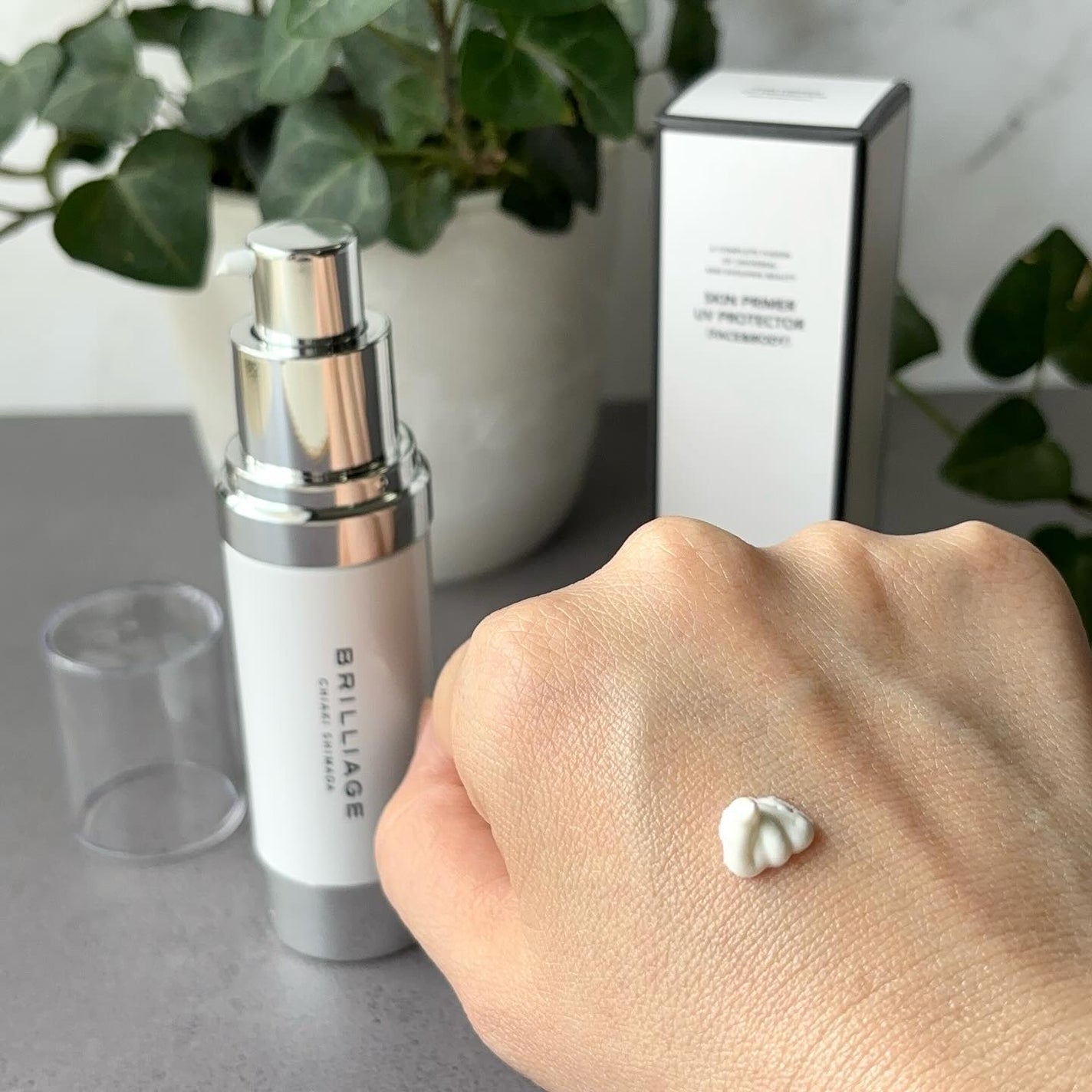 スキンプライマー UV プロテクター(フェイス&ボディ)/ブリリアージュ/化粧下地を使ったクチコミ(3枚目)