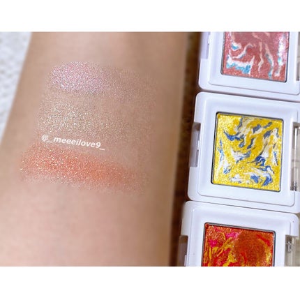 グリッタープリズム シャドウ マーブル/MISSHA/単色アイシャドウを使ったクチコミ(2枚目)