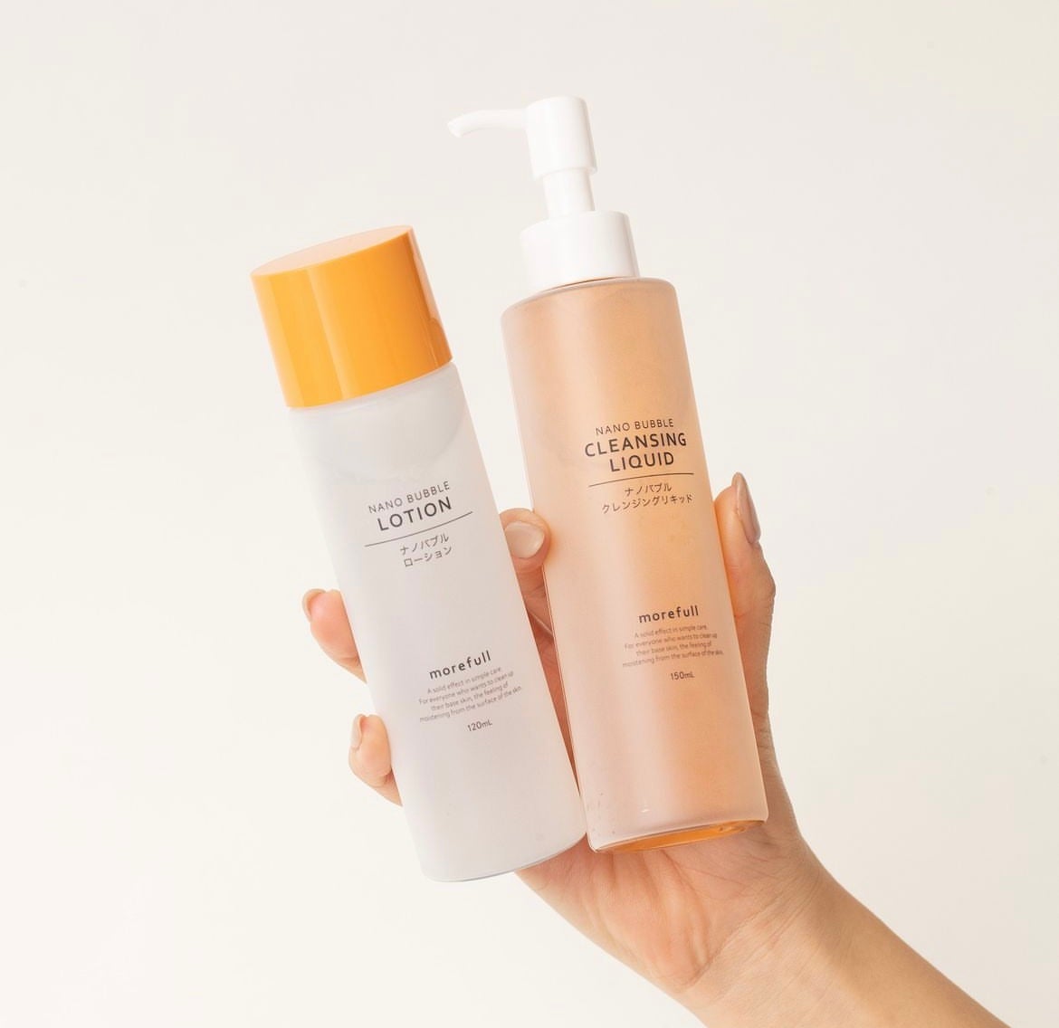 ナノバブルクレンジングリキッド/morefull /オイルクレンジングを使ったクチコミ(1枚目)