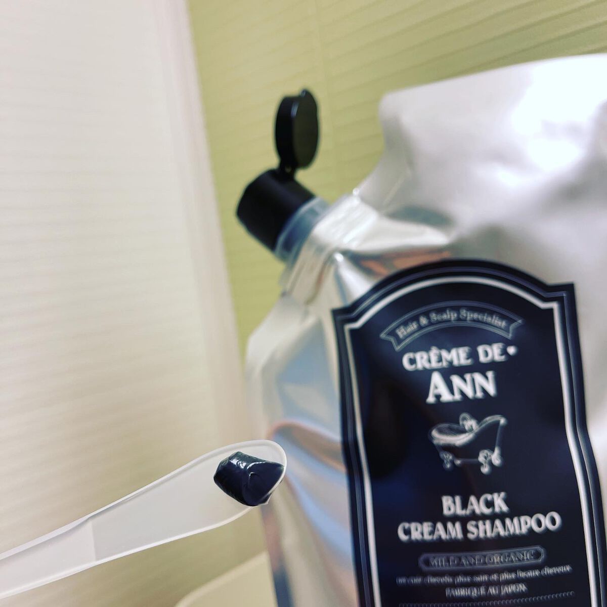 ブラッククリームシャンプー/creme de Ann/市販シャンプーを使ったクチコミ(2枚目)