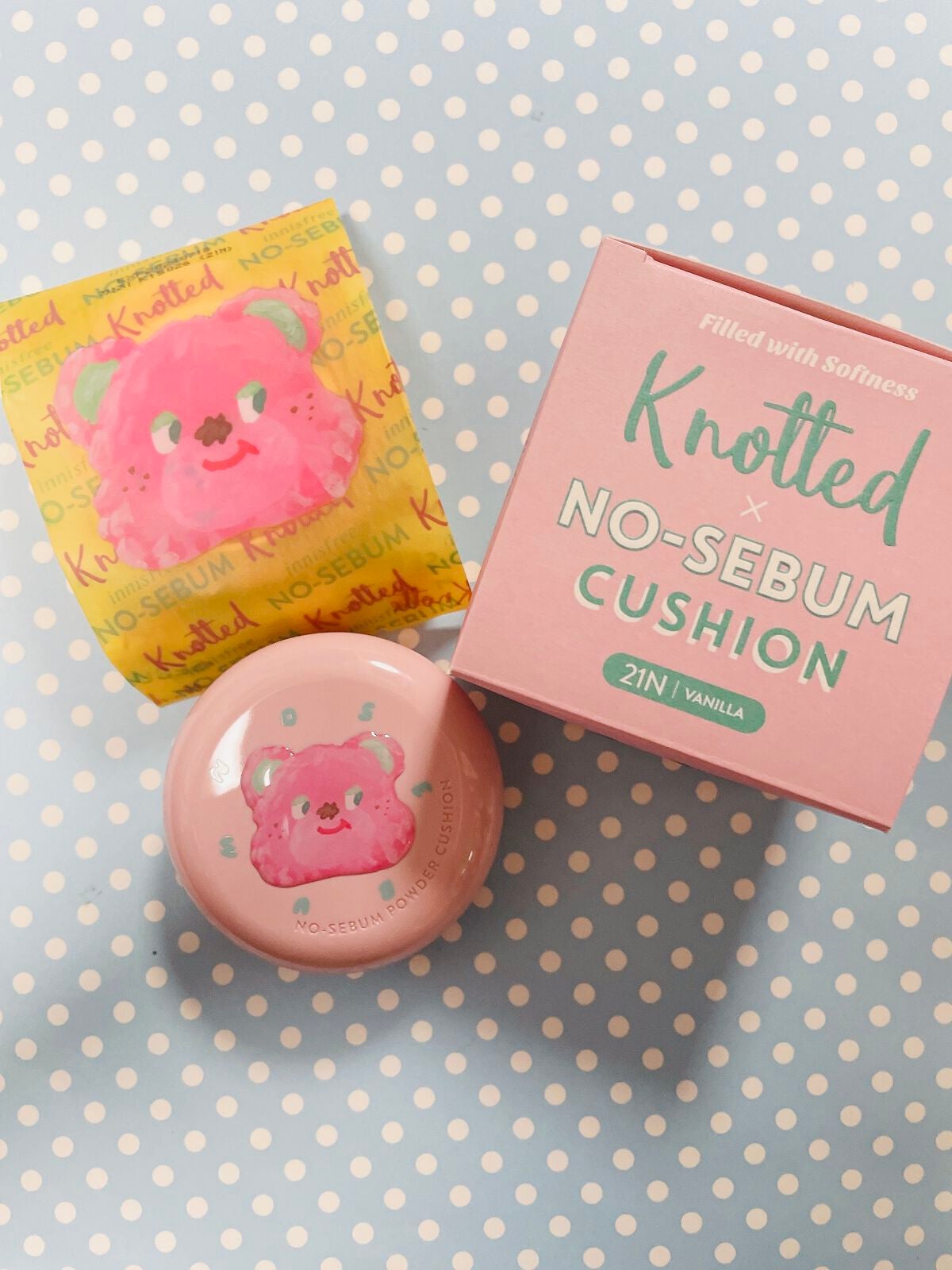 ノーセバム パウダー クッション/innisfree/クッションファンデーションを使ったクチコミ(1枚目)