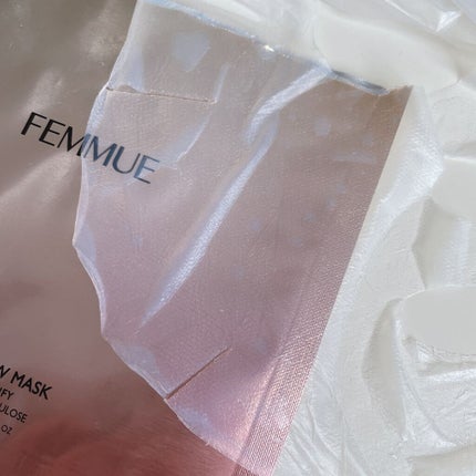 ドリームグロウマスク CP(肌引き締め・ブースター)/FEMMUE/シートマスク・パックを使ったクチコミ(4枚目)