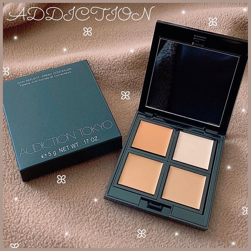 スキンリフレクト フレッシュ コンシーラー/ADDICTION/パレットコンシーラーを使ったクチコミ(1枚目)