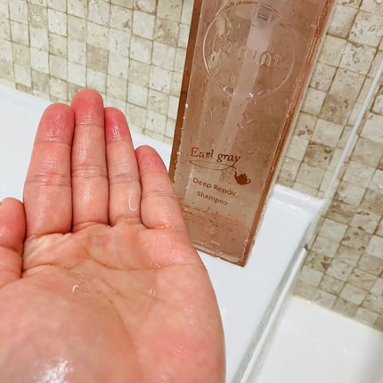 プルント ディープリペアペアセット アールグレイ N/Purunt./市販シャンプーを使ったクチコミ(2枚目)