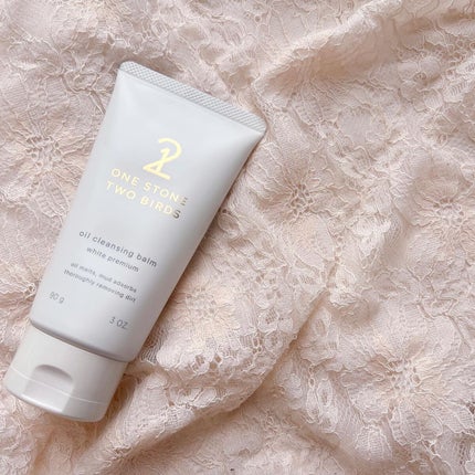 オイルクレンジングバーム ホワイトプレミアム/ONE STONE TWO BIRDS/クレンジングバームを使ったクチコミ(2枚目)