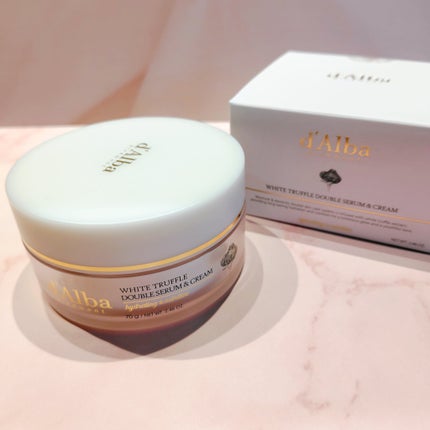 ホワイトトリュフダブルセラムアンドクリーム/ダルバ/フェイスクリームを使ったクチコミ(4枚目)