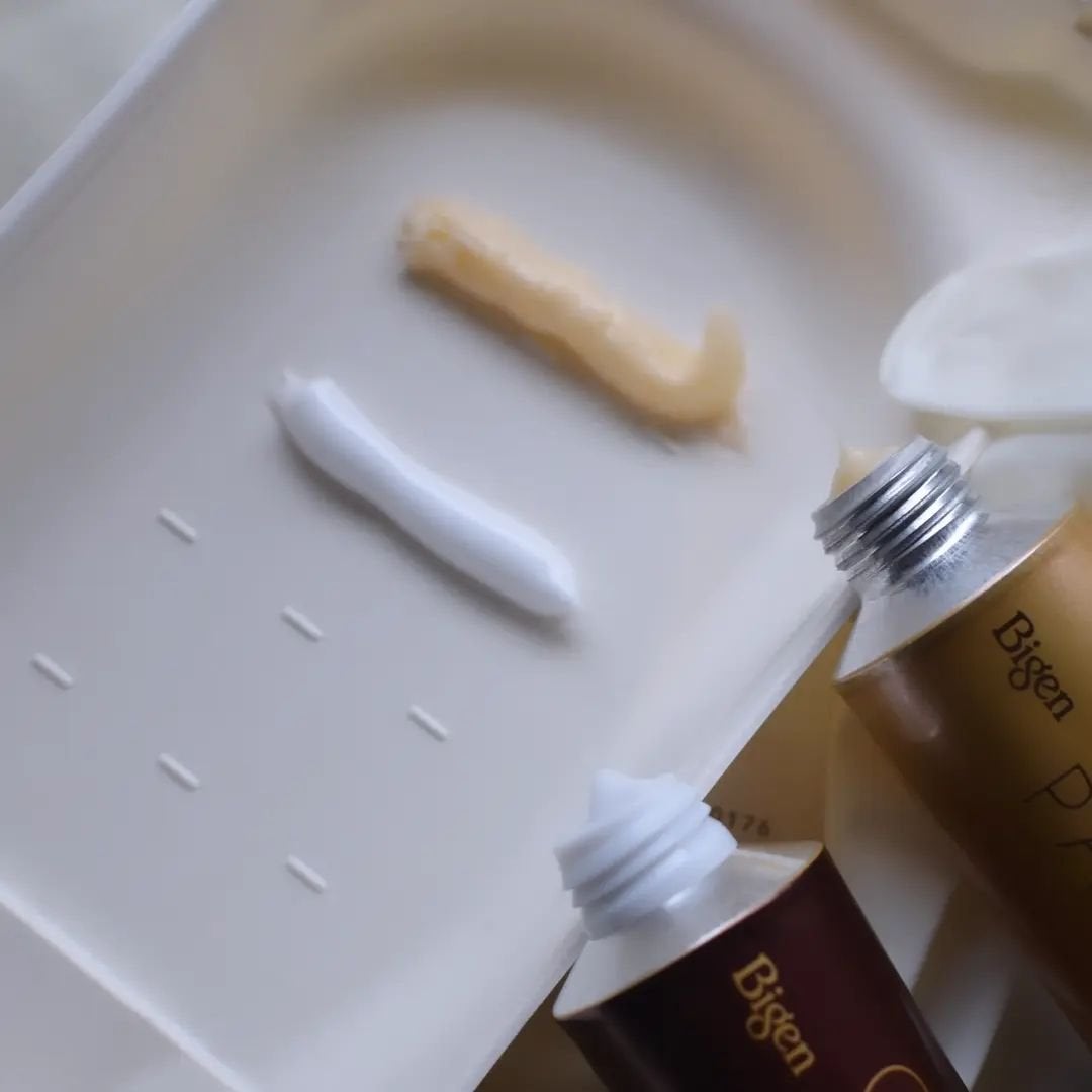 まぴねーず@フォロバ100 on LIPS 「ビゲン オイルパックカラー染めているのにケアしているような感覚..」(7枚目)