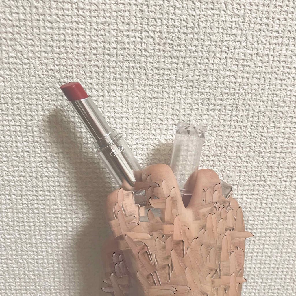 ラスティンググロスリップ/CEZANNE/口紅を使ったクチコミ（1枚目）