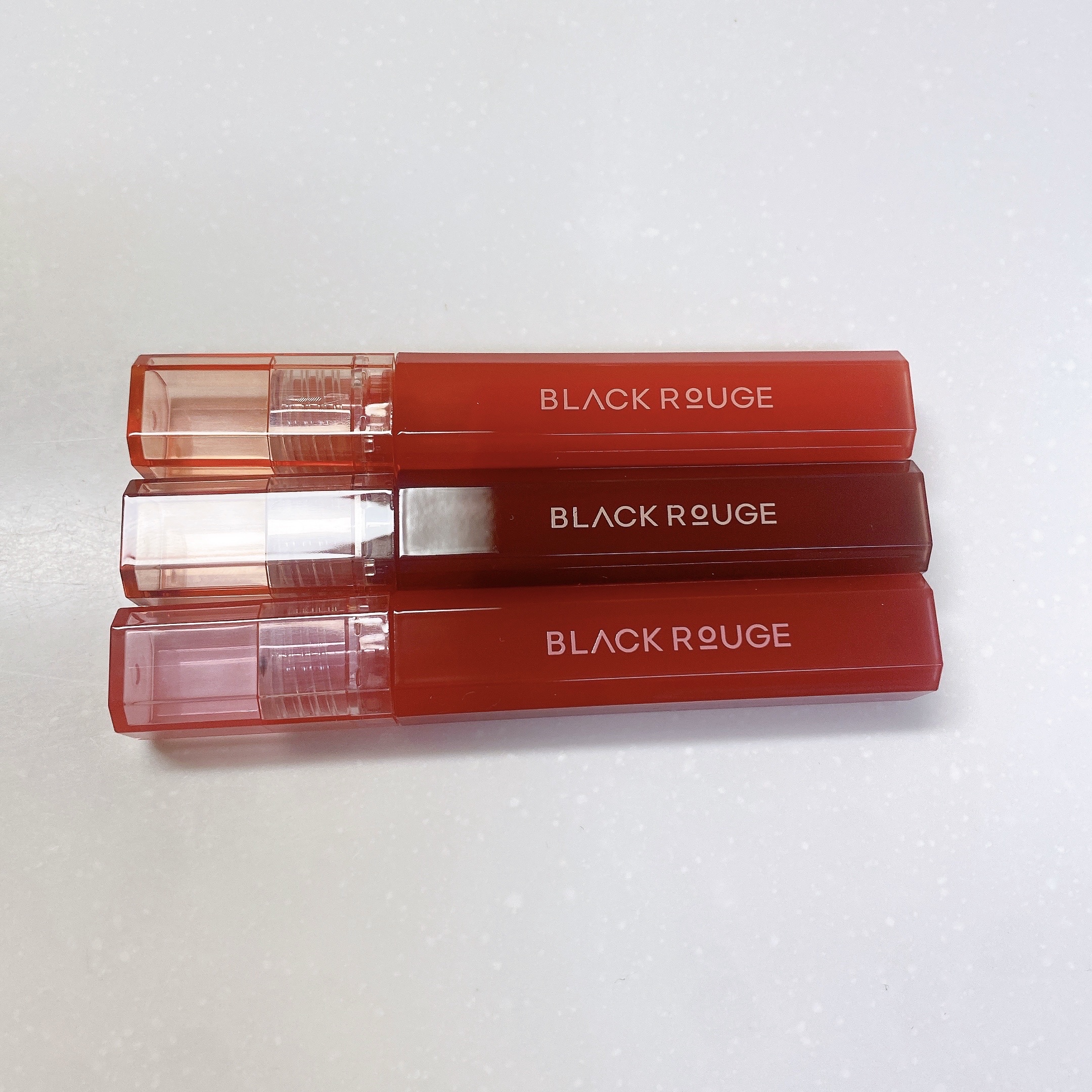 ハーフアンドハーフ ウォーターグロウ​ HG09/BLACK ROUGE/口紅を使ったクチコミ（3枚目）